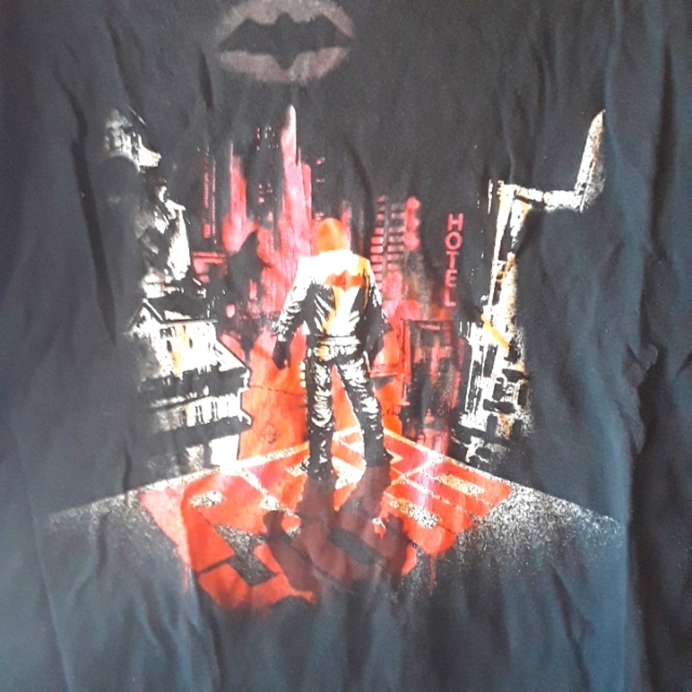 Red hood batman tshirt